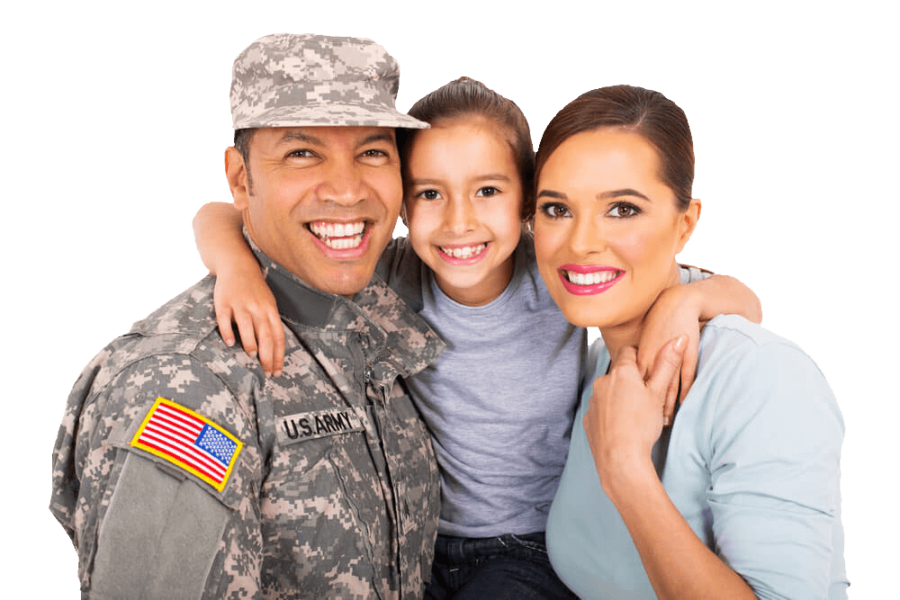 Happy Military Family