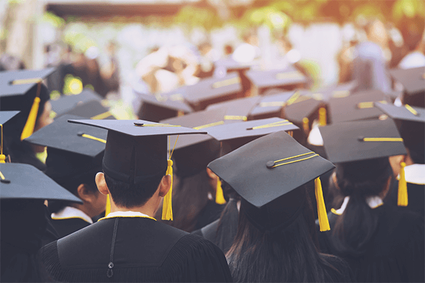 Graduation including military members