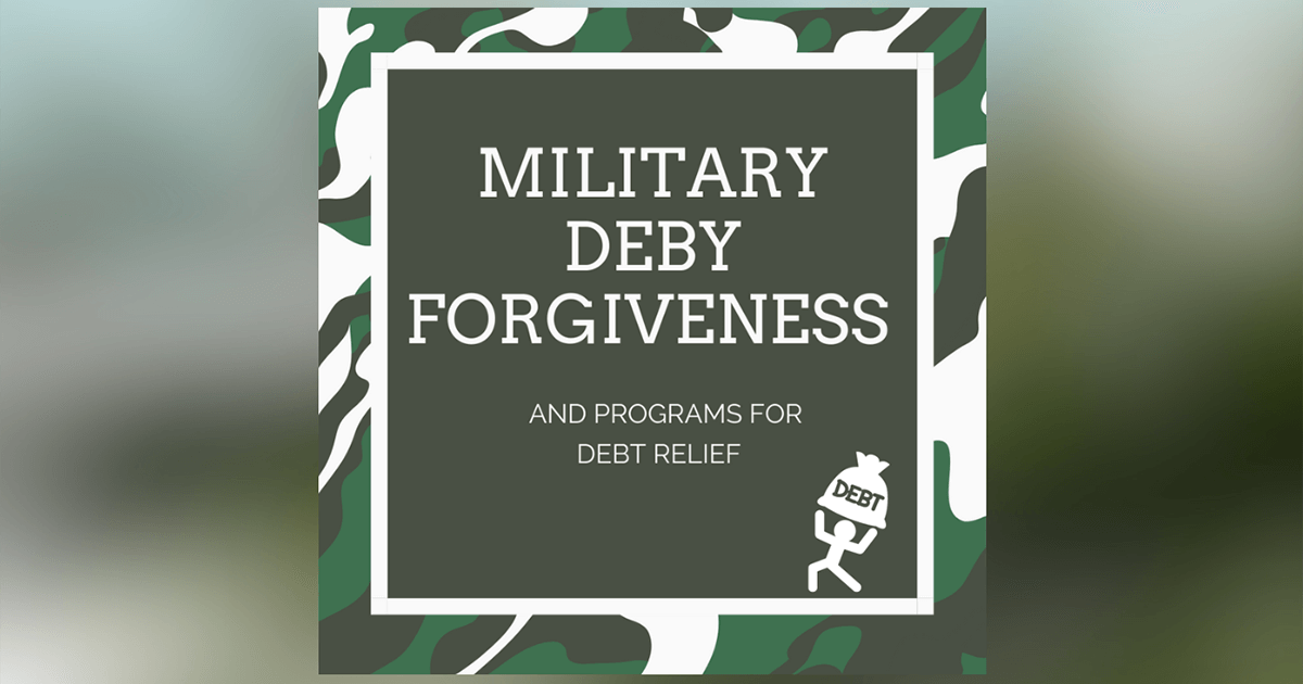 Military Debt Relief for Active Duty Military & Veterans